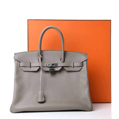 Hermes Epsom Birkin 35 Gris Asphalte 18 of 18