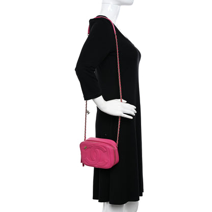Chanel Lambskin CC Mania Camera Case Pink 2 of 11