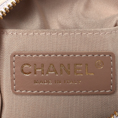 Chanel Lambskin Quilted Small Perfect Meeting Hobo White 7 of 11