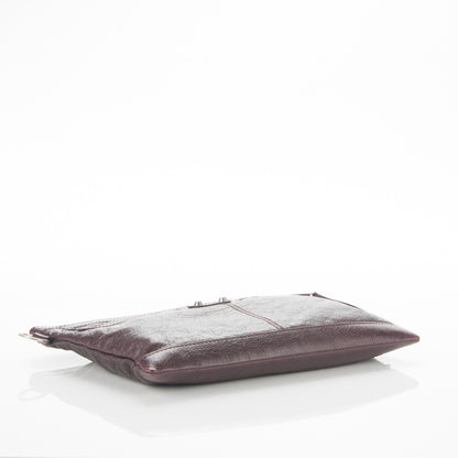 Balenciaga Agneau Arena Classic Hardware Medium Clip Acajou Fonce 4 of 7
