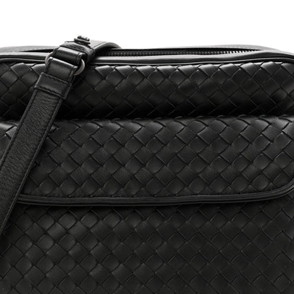 Bottega Veneta Nappa Intrecciato Messenger Bag Black 8 of 10