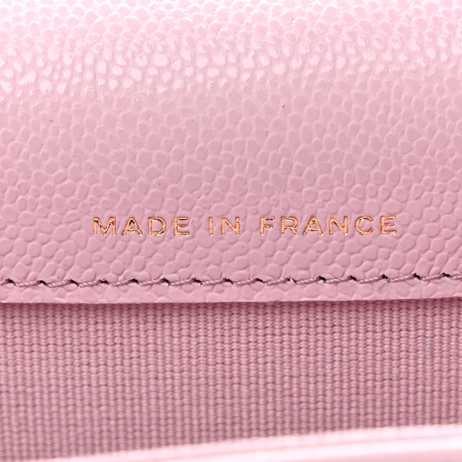 Chanel Caviar Quilted Flap Card Holder Wallet Light Pink 7 of 9