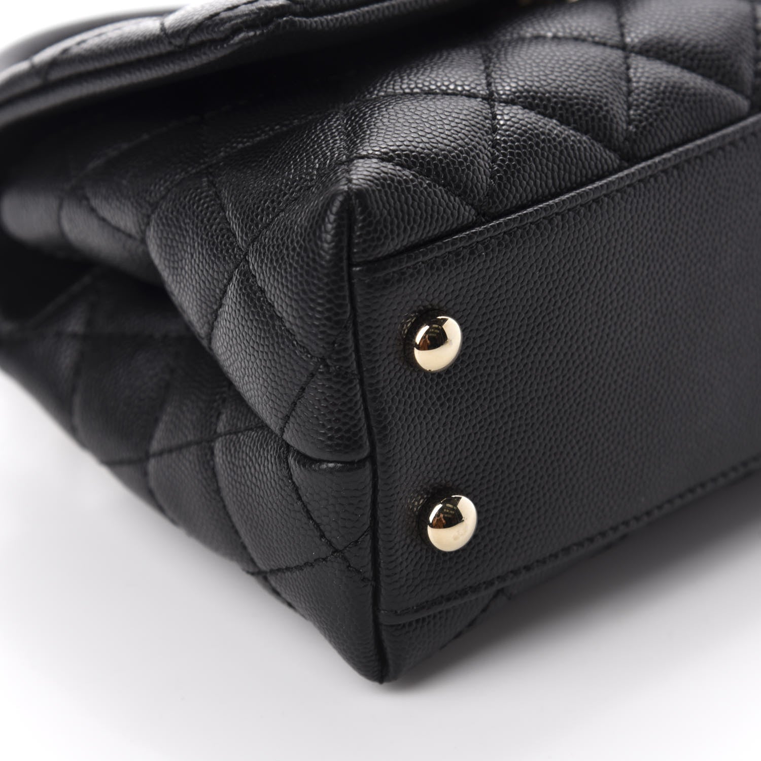 Chanel Caviar Quilted Extra Mini Coco Handle Flap Black 6 of 11