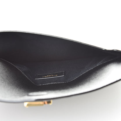 Saint Laurent Grain De Poudre Uptown Pouch Black 5 of 8