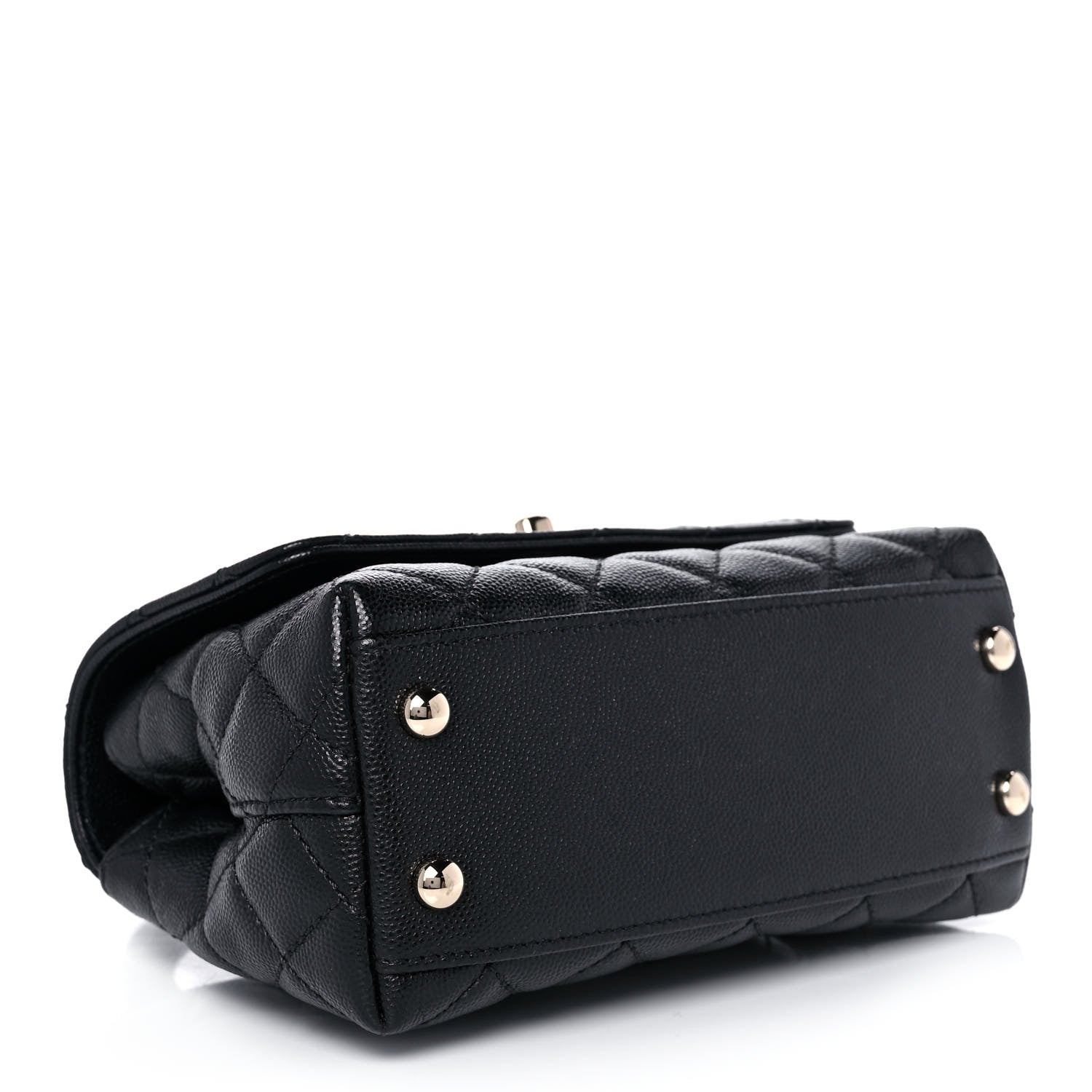 Chanel Caviar Quilted Extra Mini Coco Handle Flap Black 4 of 12