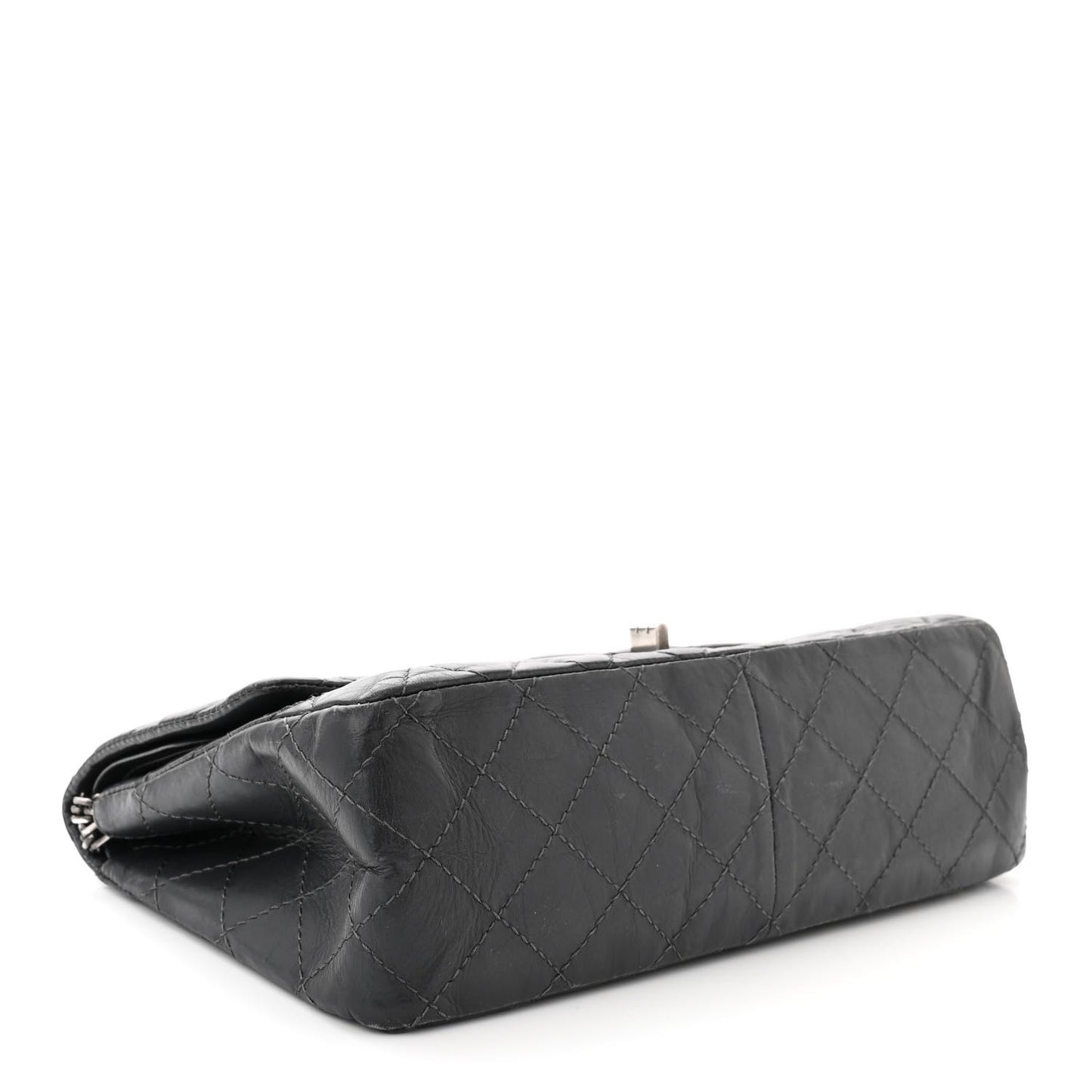 Aged Calfskin Quilted 2.55 Reissue 226 Flap Grey