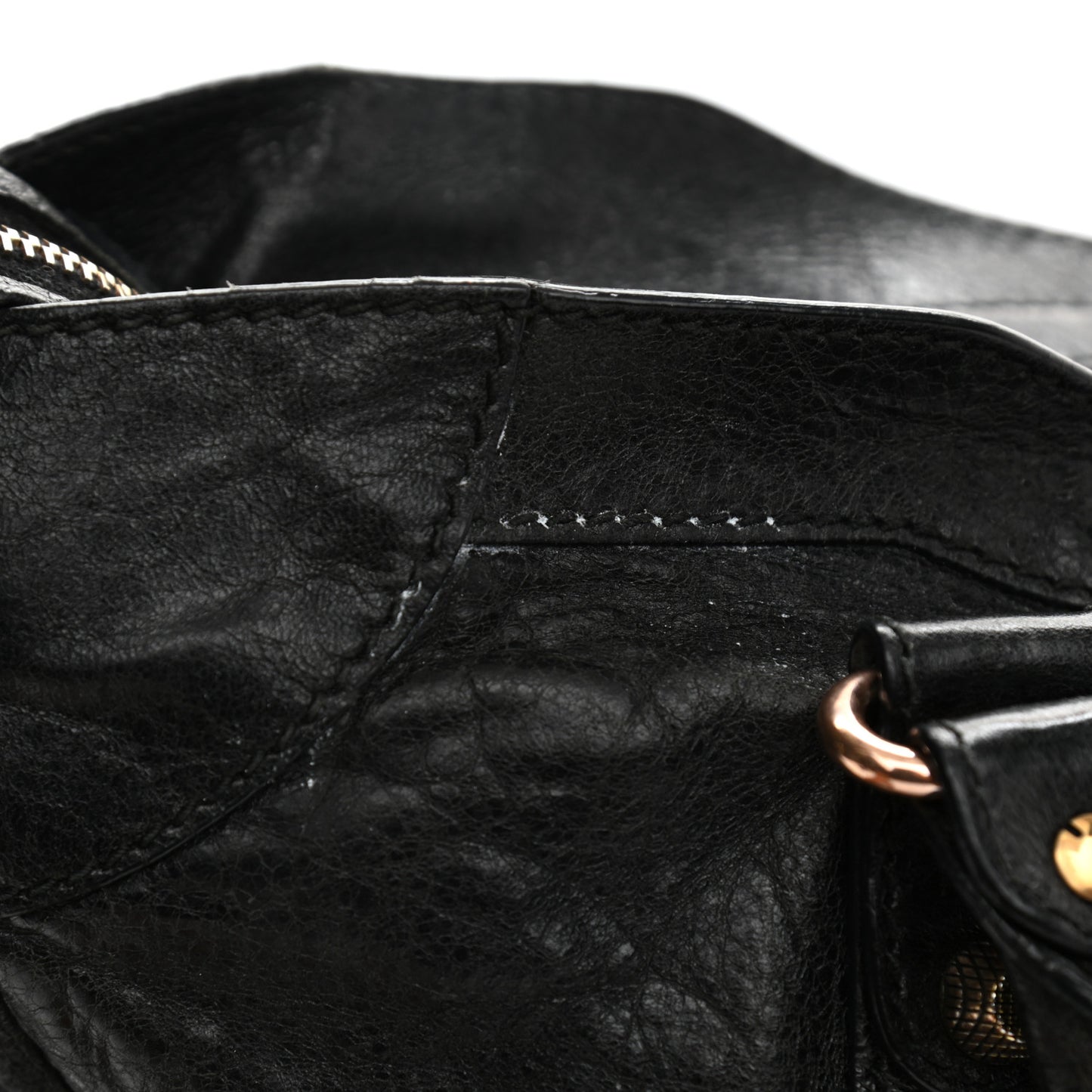 Agneau Giant 12 Gold Hardware City Black
