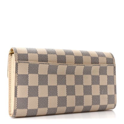 Louis Vuitton Damier Azur Sarah Wallet NM NM 3 of 9