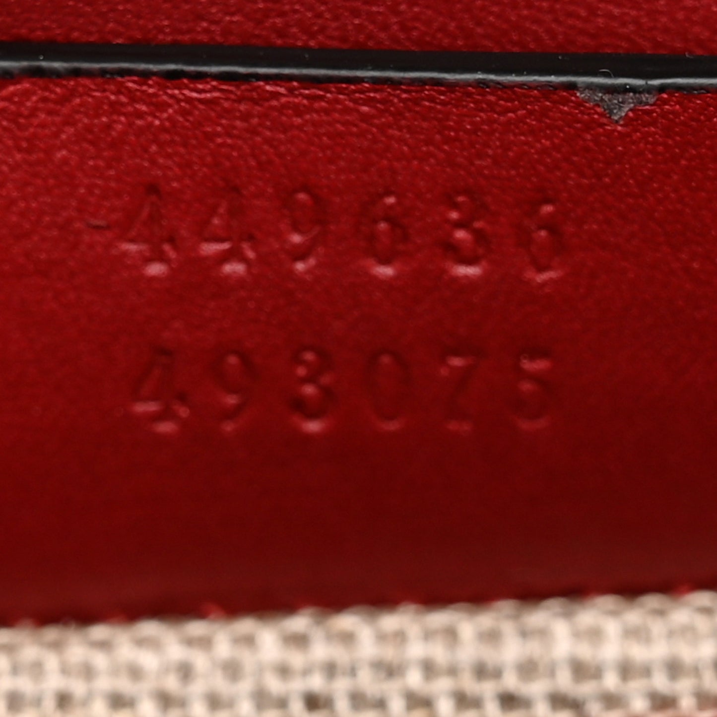 Soft Microguccissima Mini Emily Chain Shoulder Bag Rosso