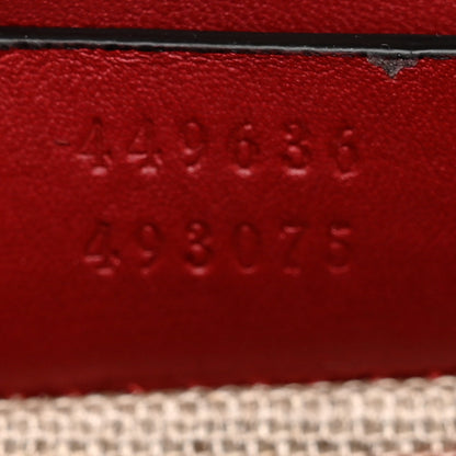 Gucci Soft Microguccissima Mini Emily Chain Shoulder Bag Rosso 7 of 11