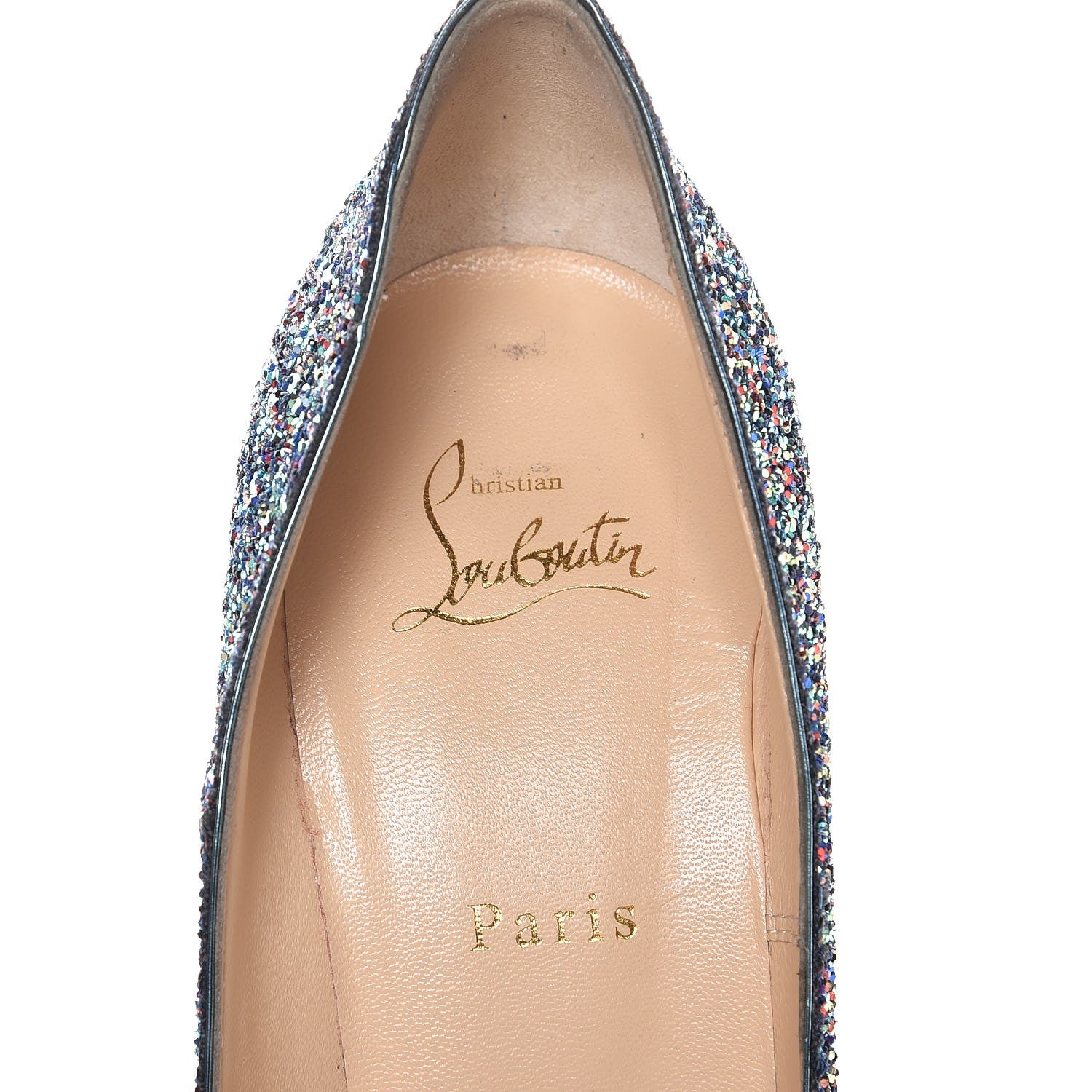 Christian Louboutin Glitter So Kate Dragonfly 120 Pumps 41 China Blue 6 of 8