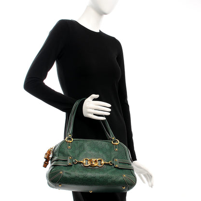 Gucci Calfskin Large Wave Boston Green 2 of 8
