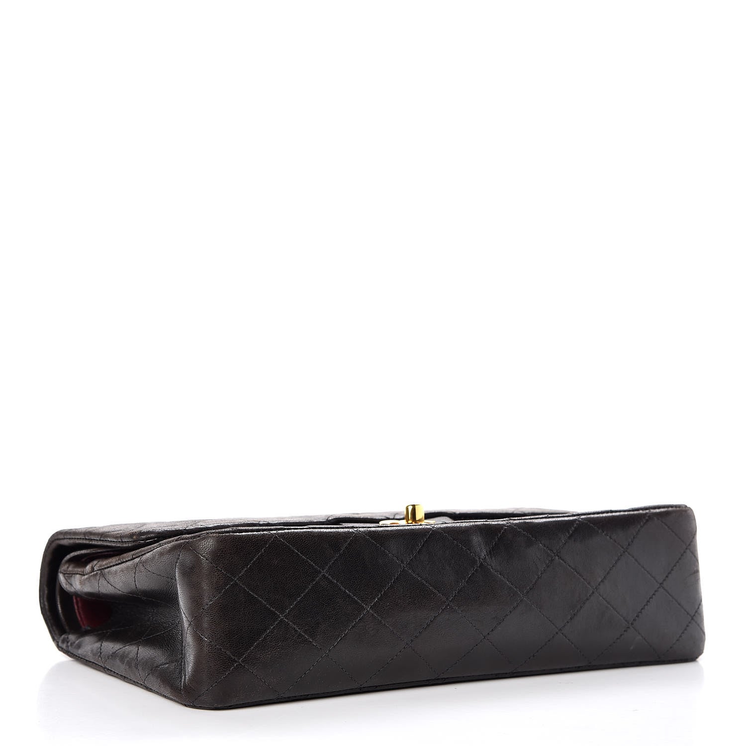 Chanel Lambskin Quilted Medium Double Flap Black 4 of 13