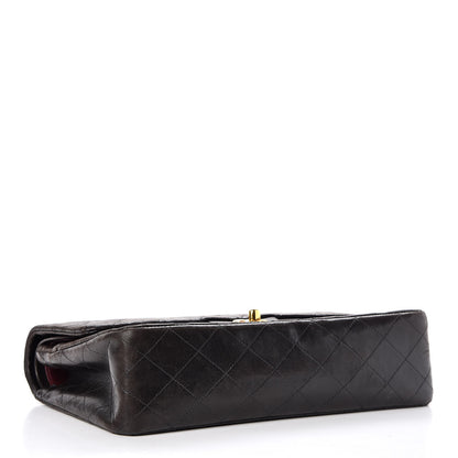 Chanel Lambskin Quilted Medium Double Flap Black 4 of 13