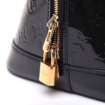 Louis Vuitton Vernis Alma MM Blue Infini 15 of 19