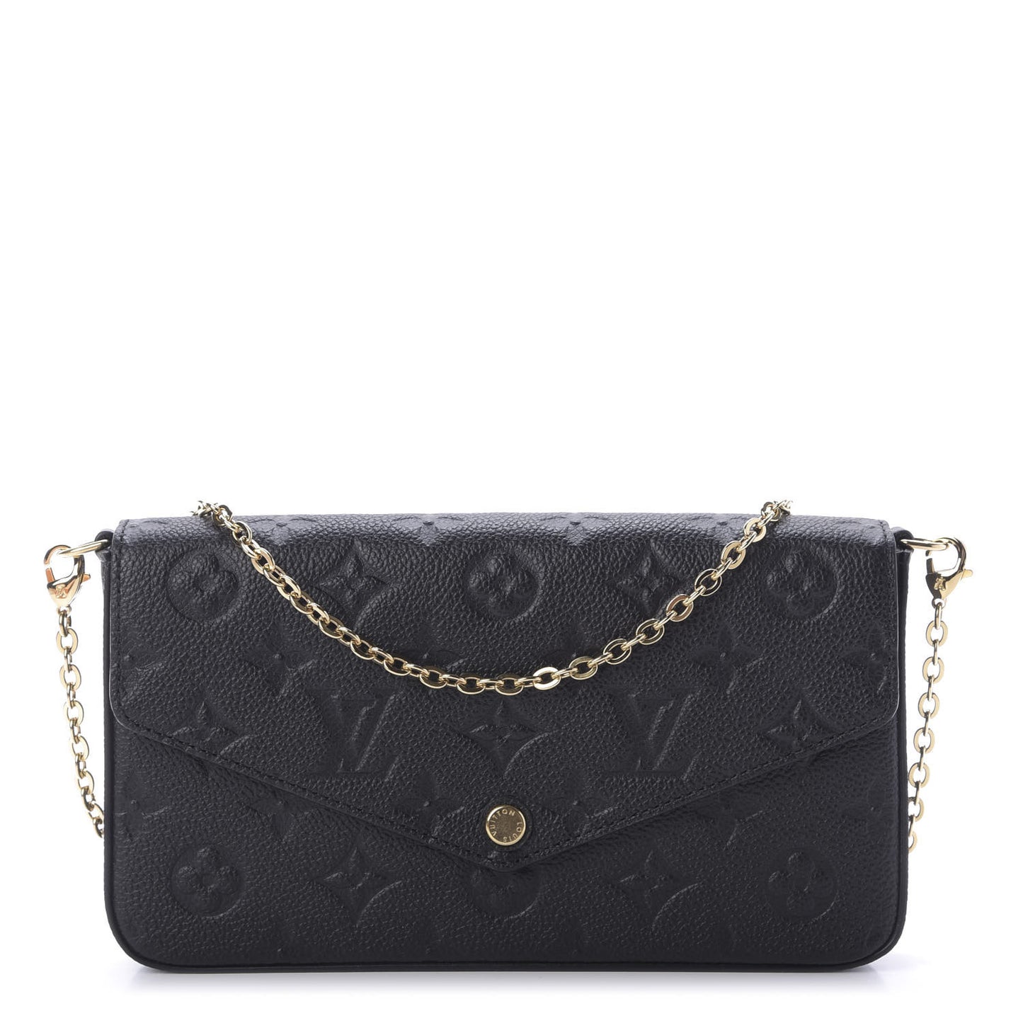 Empreinte Pochette Felicie Chain Wallet Black