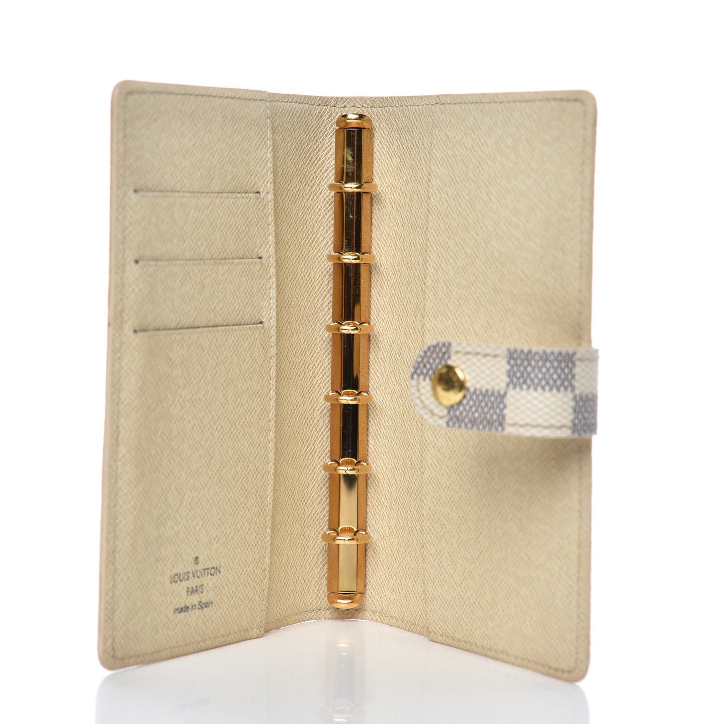 Damier Azur Small Ring Agenda Cover