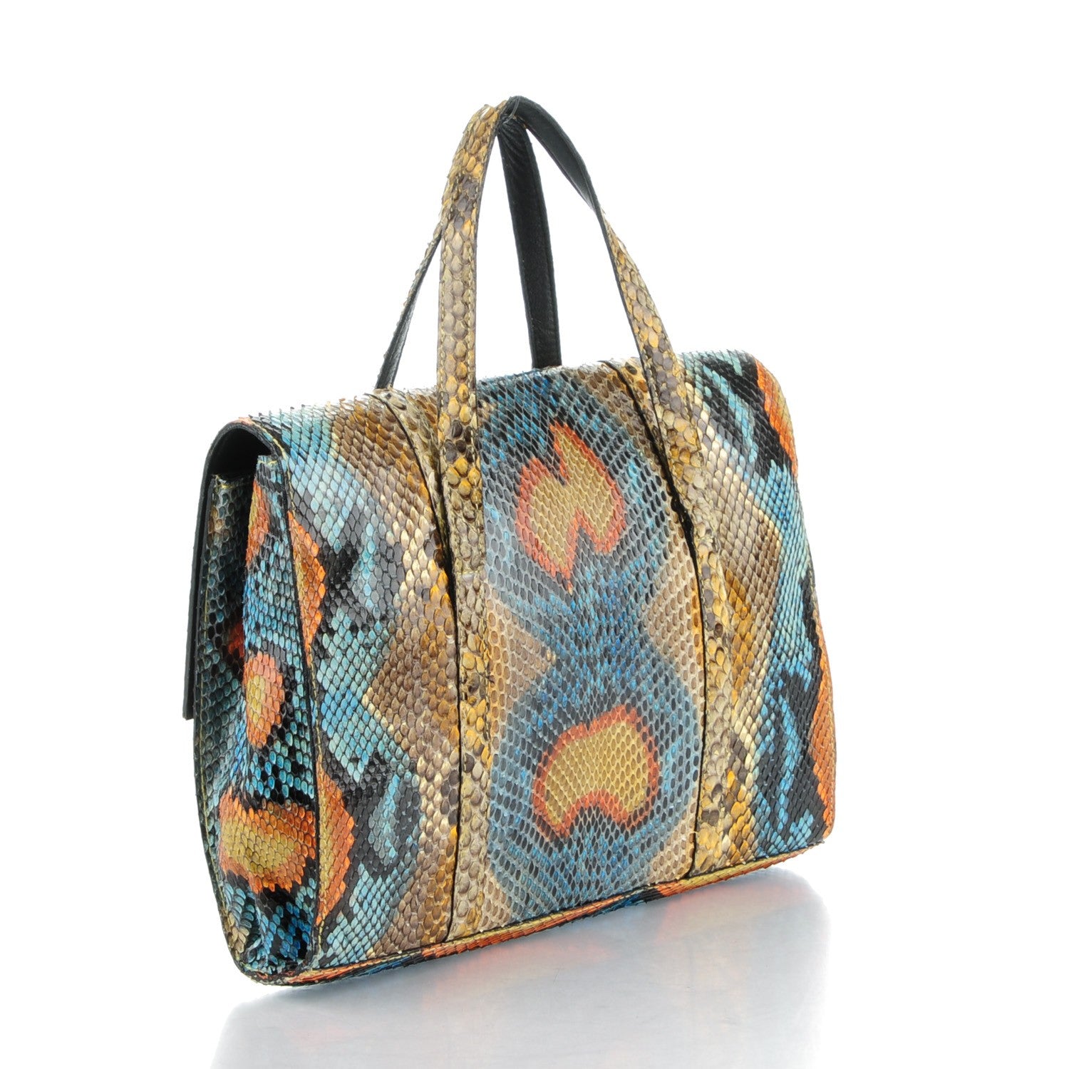 Chanel Python Small CC Handbag Multicolor 3 of 7
