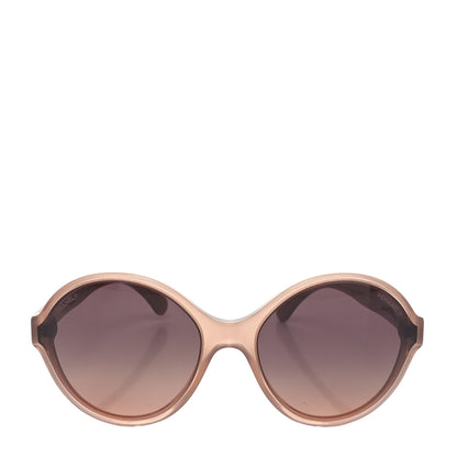 Chanel Acetate Mirrored Round Sunglasses 5387 Brown 2 of 7
