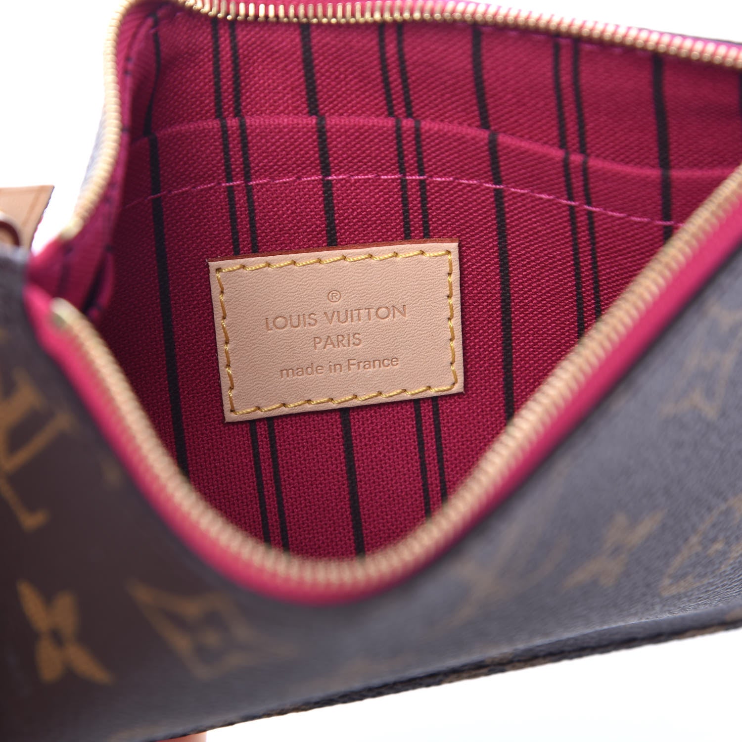 Louis Vuitton Monogram Neverfull PM Pochette Pivoine 6 of 7
