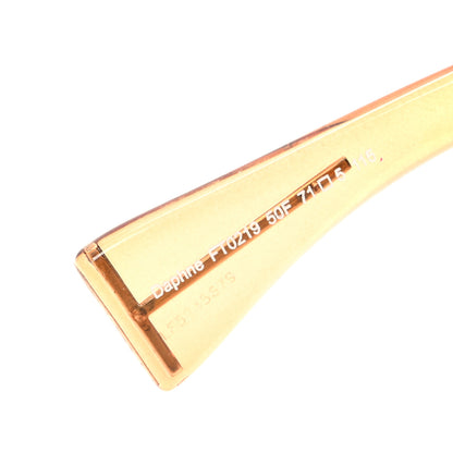Tom Ford Daphne Oversized Sunglasses FT0219 Gold Translucent 6 of 8