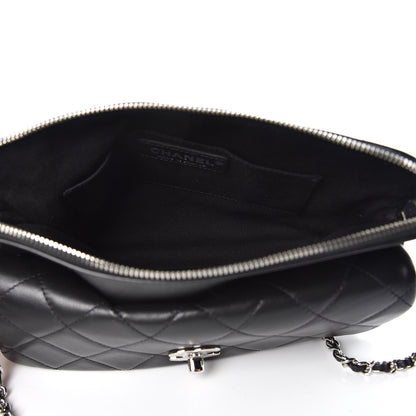 Chanel Calfskin Quilted Crossbody Bag Black 5 of 9