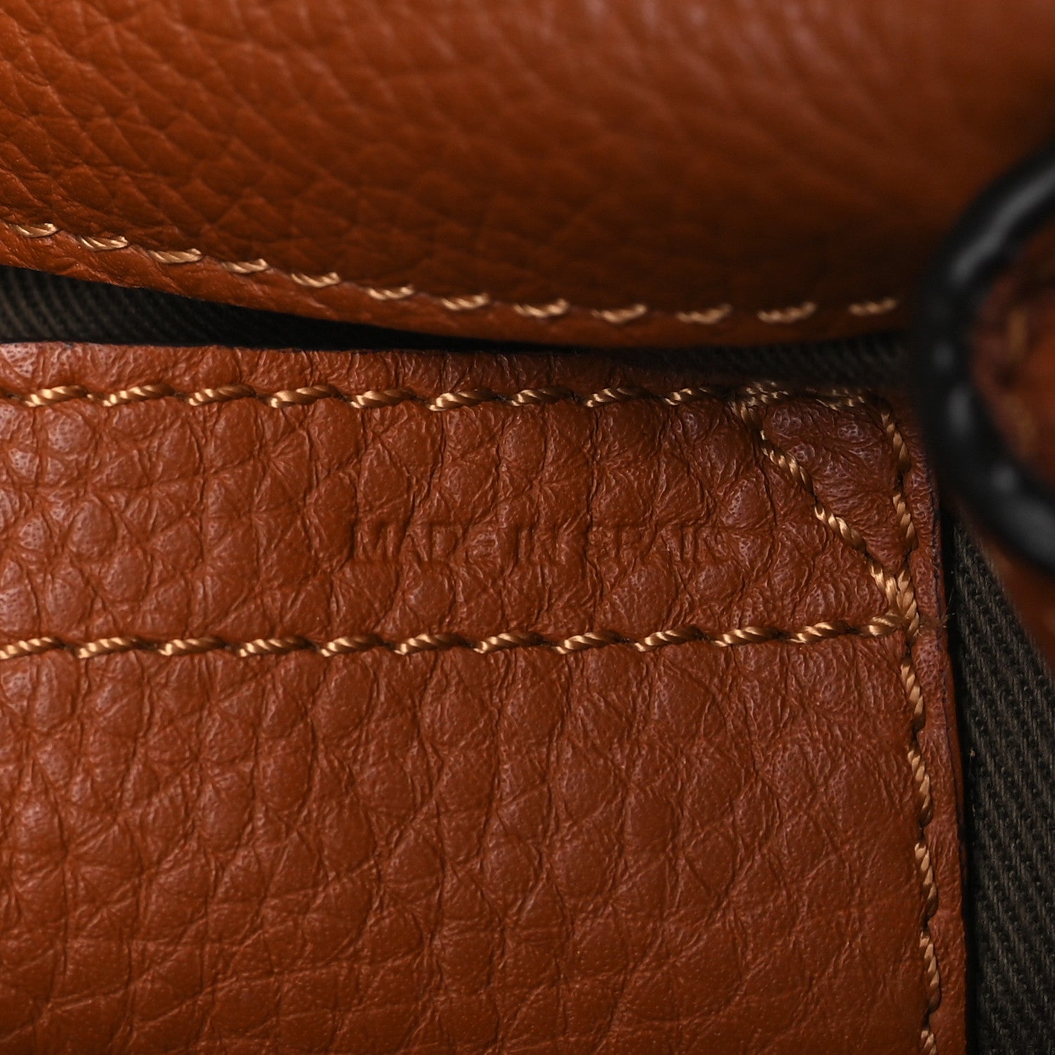 Chloe Grained Calfskin Small Marcie Saddle Bag Tan 7 of 9