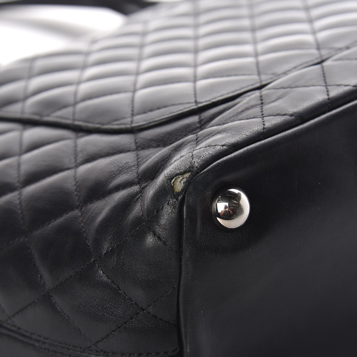 Chanel Calfskin Quilted Large Cambon Tote Black 11 of 18