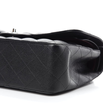 Chanel Caviar Quilted Jumbo Double Flap Black 7 of 11