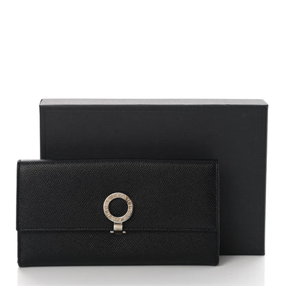 Bulgari Grain Calfskin Wallet Black 12 of 12
