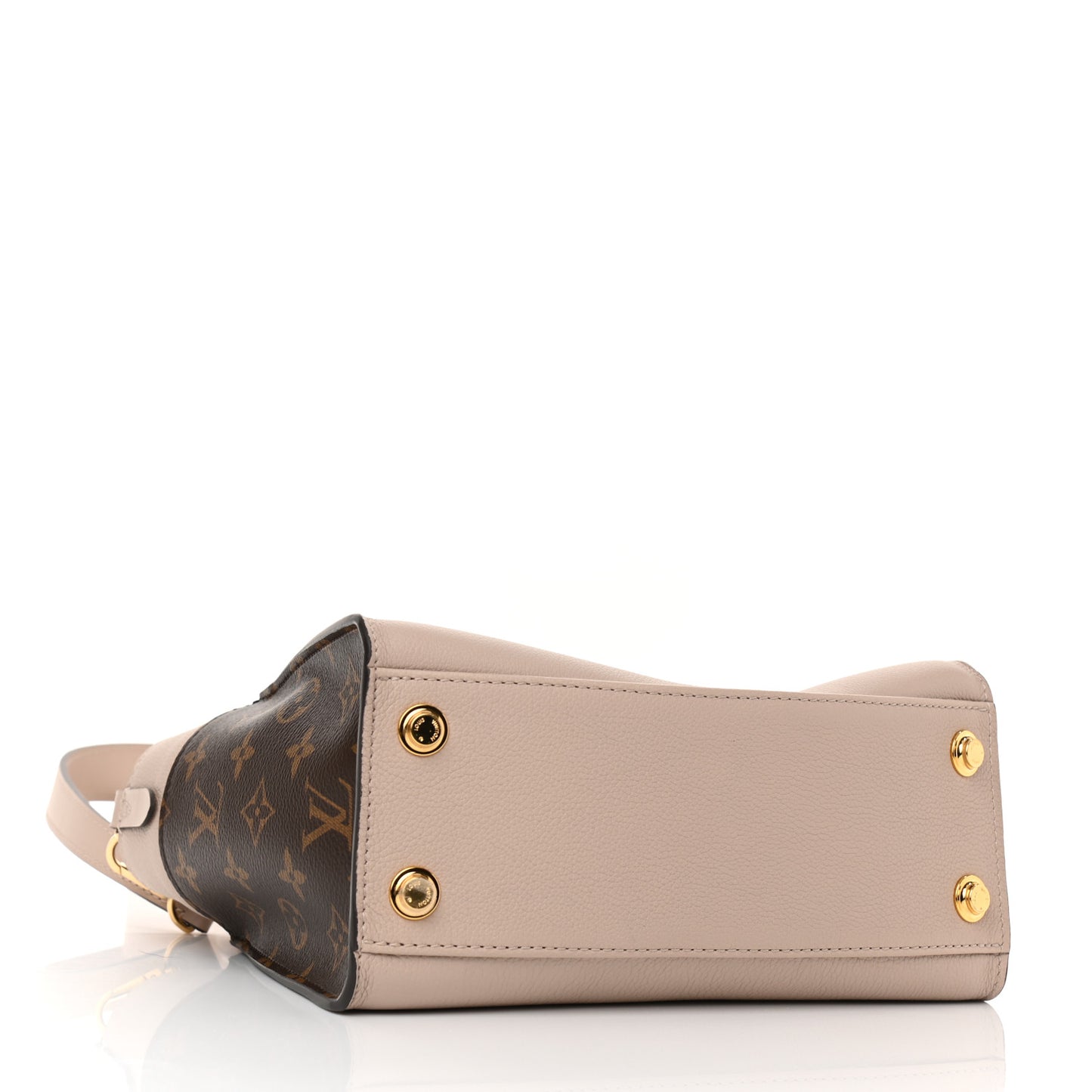 Calfskin Monogram On My Side PM Greige