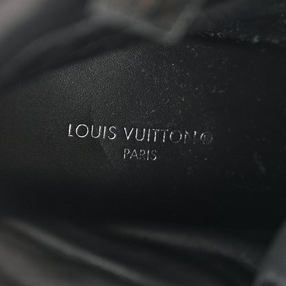 Louis Vuitton Suede Calfskin Monogram Star Trail Ankle Boots 38.5 Black 7 of 10