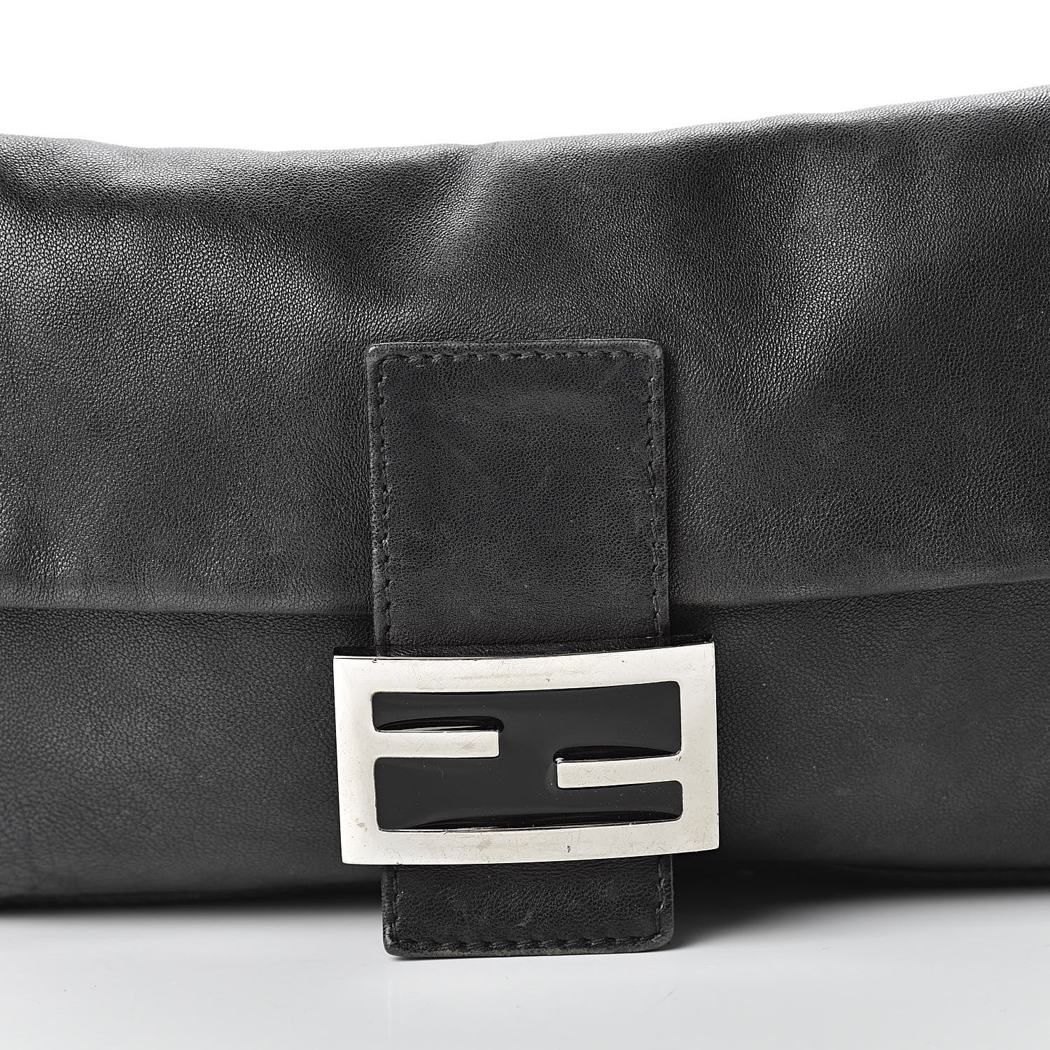 Fendi Calfskin Baguette Black 7 of 20