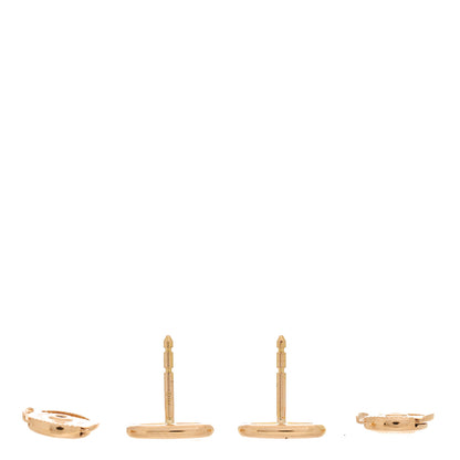 Hermes 18K Rose Gold TPM Farandole Stud Earrings 3 of 4