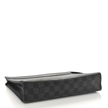 Louis Vuitton Damier Graphite Pochette Voyage MM 4 of 10