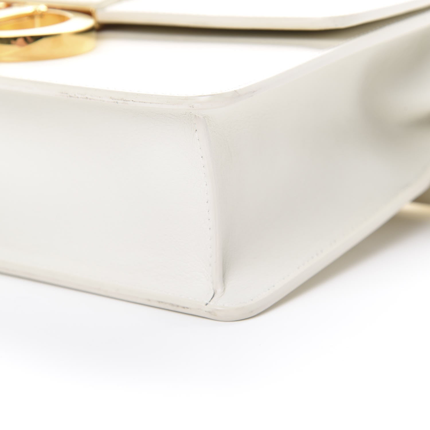 Christian Dior Calfskin 30 Montaigne Flap Bag White 10 of 14