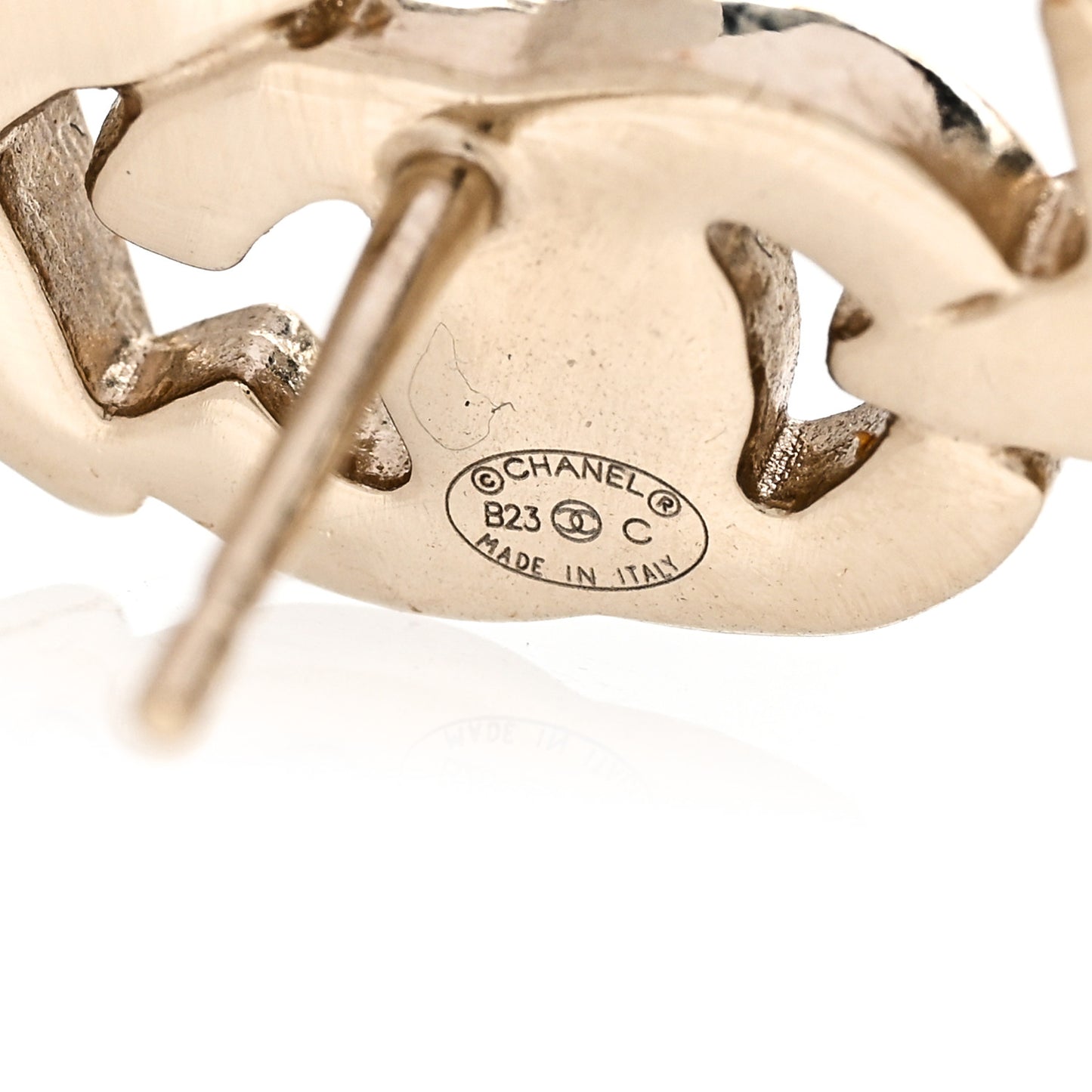 Crystal Star CC Earrings Gold