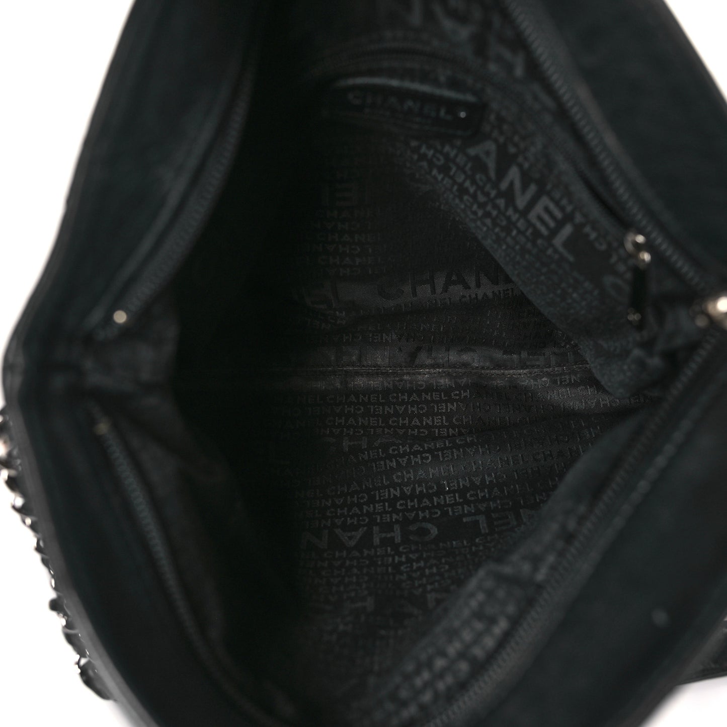 Lambskin Stitched Medium Ultimate Soft Tote Black
