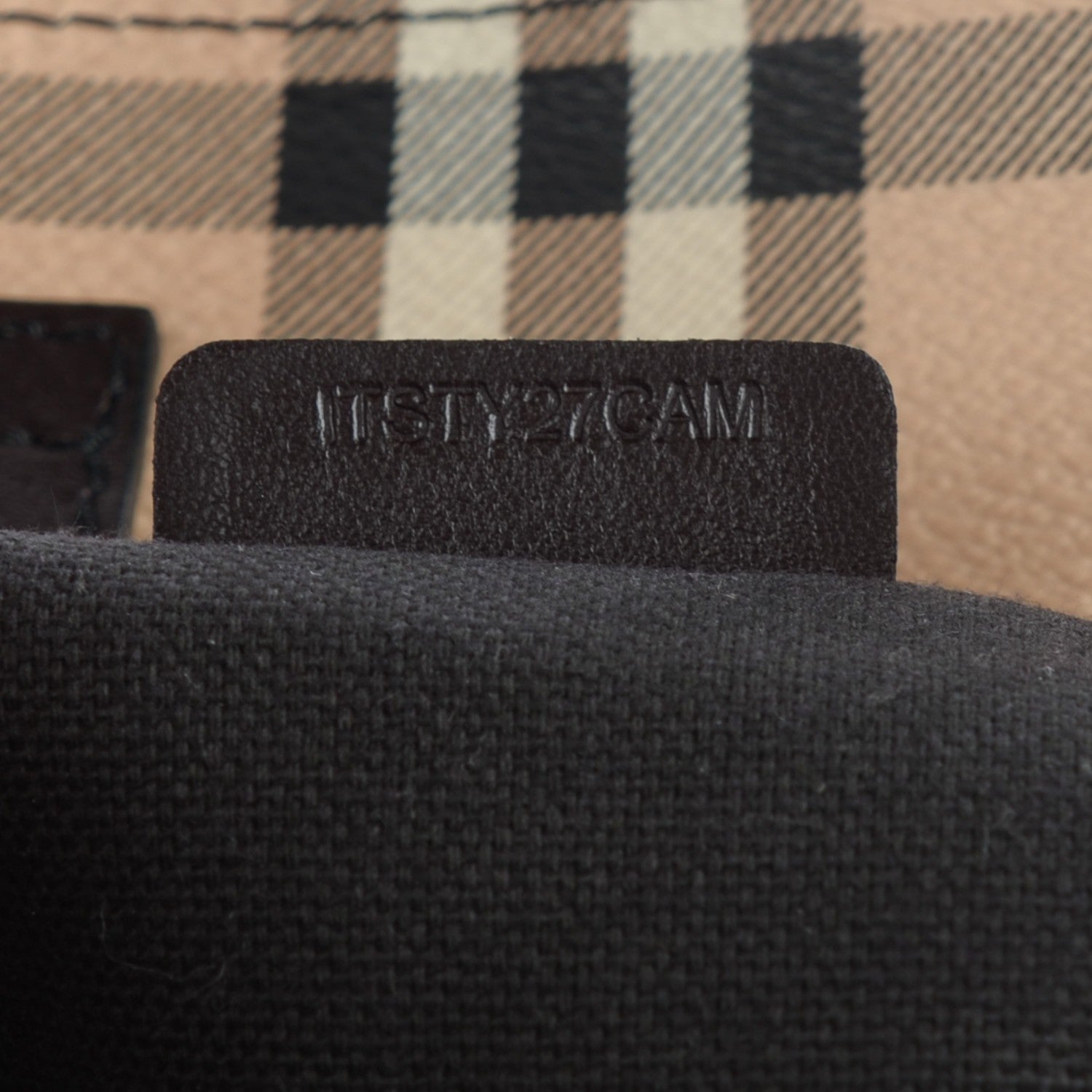 Burberry Haymarket Check Small Canterbury Tote Chocolate 11 of 12