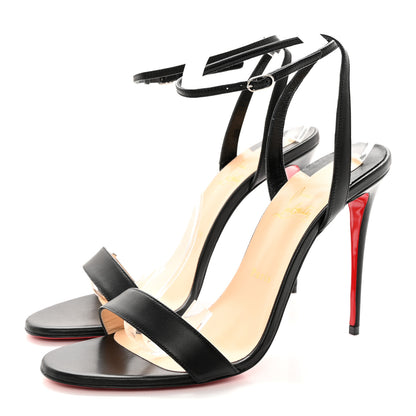 Christian Louboutin Nappa Loubigirl 100 Sandals 42 Black 3 of 11