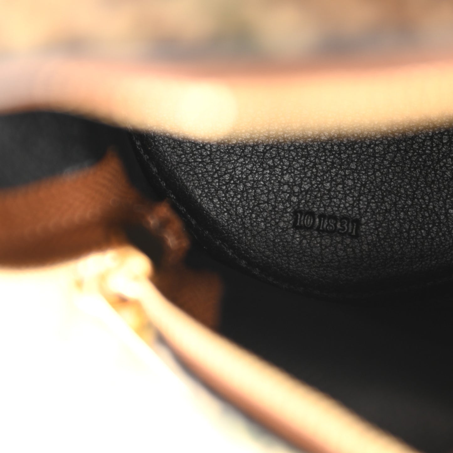 Tweed Mini Bunny Crossbody Bag Cypress Tan