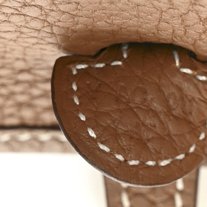 Hermes Taurillon Maurice Amazone Evelyne TPM Gold White 7 of 11