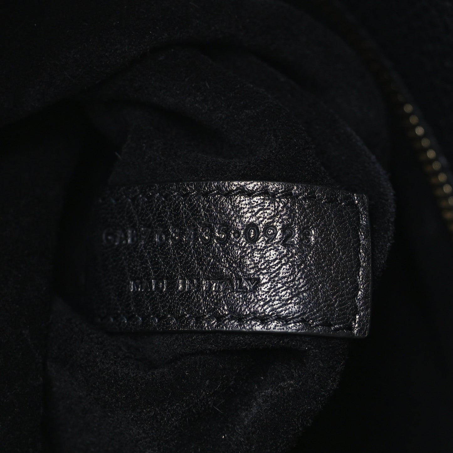 Grained Deerskin Bea Tote Black