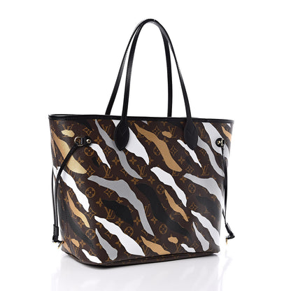 Louis Vuitton X LOL Monogram Neverfull MM Gold Silver 4 of 12