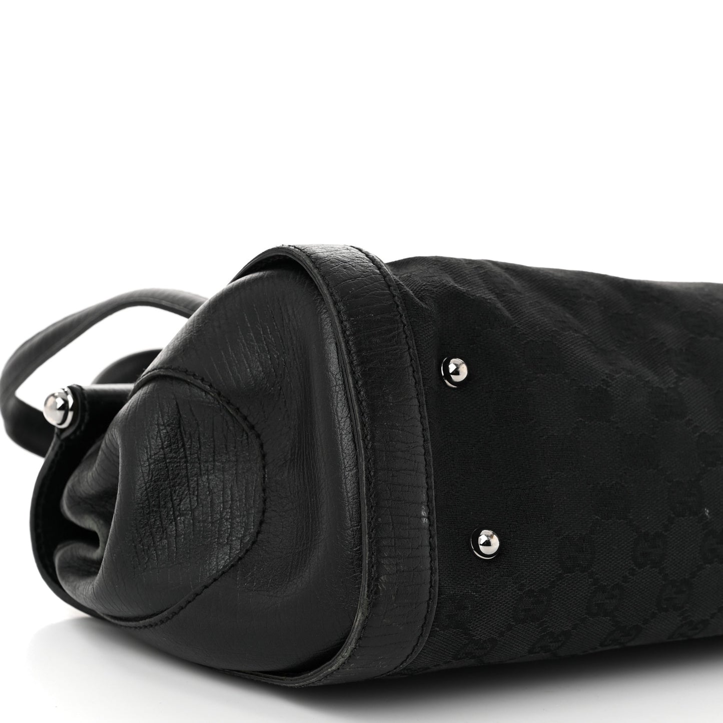 Monogram Bamboo Bullet Bag Black