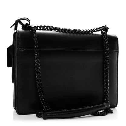 Saint Laurent Calfskin Medium Monogram Monochrome Sunset Black 3 of 13