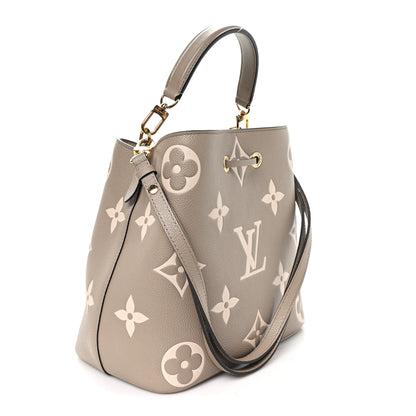 Louis Vuitton Empreinte Monogram Giant Neonoe MM Tourterelle Creme 4 of 10