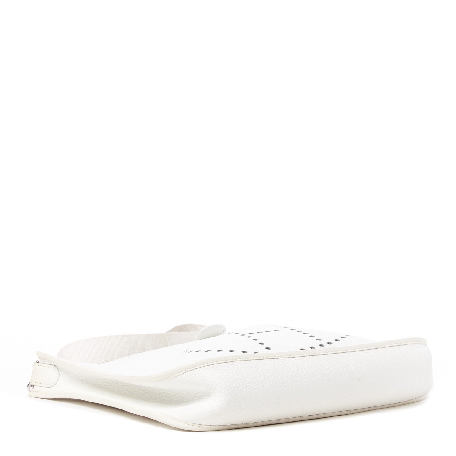 Hermes Taurillon Clemence Evelyne GM White 3 of 11