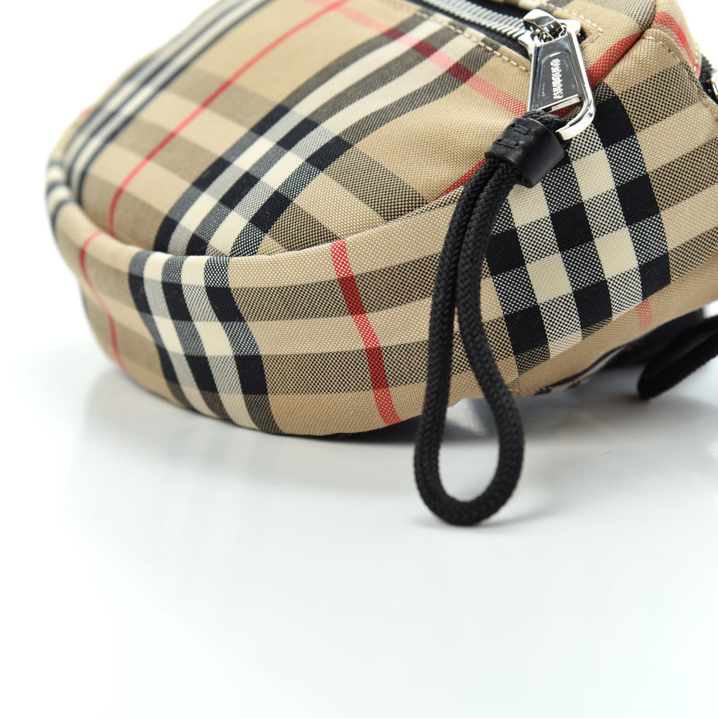 Nylon Vintage Check Small Cannon Bum Bag Archive Beige