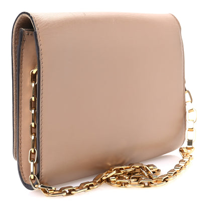 Louis Vuitton Calfskin Chain Louise GM Nude 2 of 9